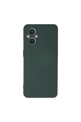 Evimdeyokyok Oppo Reno 7 Lite Kılıf Nano İçi Kadife Silikon - Koyu Yeşil