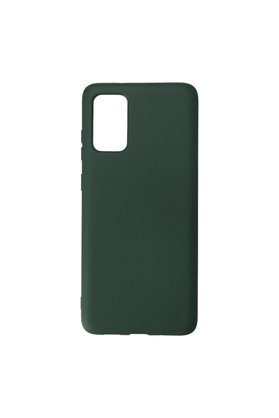 Evimdeyokyok Samsung Galaxy S20 Plus Kılıf Nano İçi Kadife Silikon - Koyu Yeşil