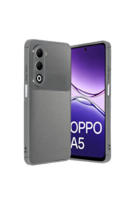 Evimdeyokyok Oppo A5 4G Auto Focus Karbon Kapak - Gri