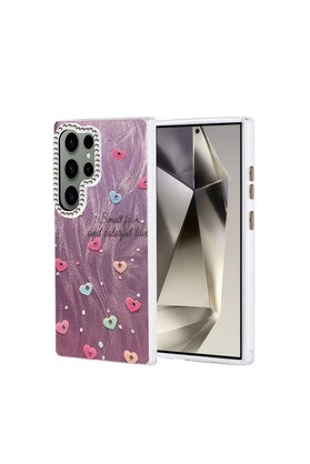 Evimdeyokyok Samsung Galaxy S23 Ultra Kılıf Blade Aynalı Desenli Kapak - Desen 8