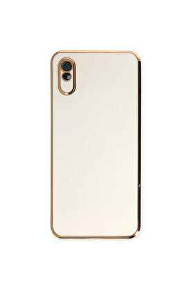 Evimdeyokyok Xiaomi Redmi 9A Kılıf Volet Silikon - Beyaz