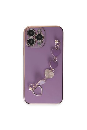 Evimdeyokyok Apple İphone 13 Pro Max Kılıf Esila Silikon - Mor