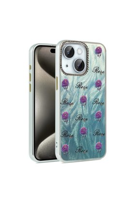 Evimdeyokyok Apple İphone 15 Plus Kılıf Blade Aynalı Desenli Kapak - Desen 9
