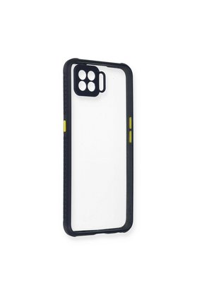 Evimdeyokyok Oppo A73 Kılıf Miami Şeffaf Silikon - Lacivert