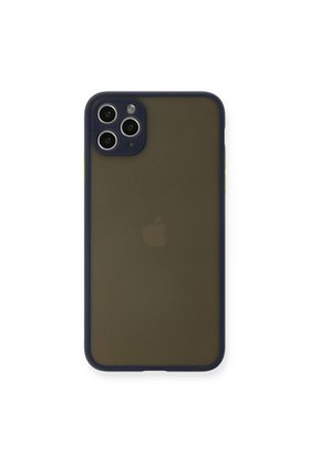 Evimdeyokyok Apple İphone 11 Pro Max Kılıf Montreal Silikon Kapak - Lacivert