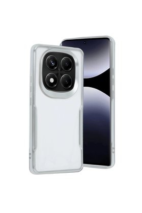 Evimdeyokyok Xiaomi Redmi Note 14 Pro Plus Kılıf Boyi Silikon Kapak - Gümüş