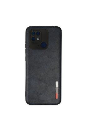 Evimdeyokyok Xiaomi Redmi 10C Kılıf Loop Deri Silikon - Lacivert