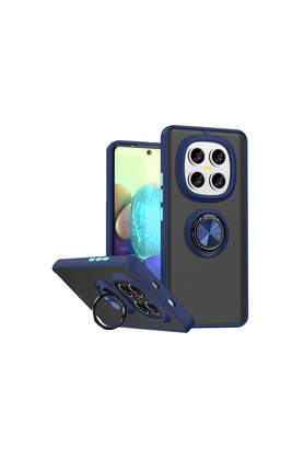 Evimdeyokyok Xiaomi Redmi Note 15 Pro 5G Montreal Yüzüklü Silikon Kapak - Lacivert