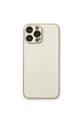 Evimdeyokyok Apple İphone 13 Pro Max Kılıf Coco Karbon Silikon - Beyaz
