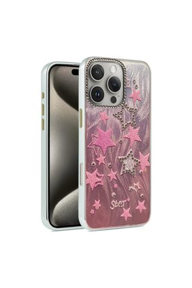 Evimdeyokyok Apple İphone 16 Pro Max Kılıf Blade Aynalı Desenli Kapak - Desen 7