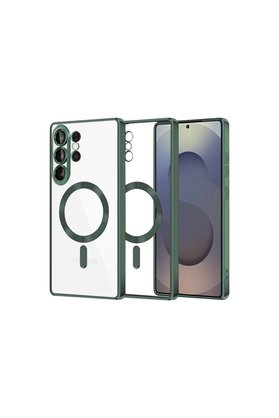 Evimdeyokyok Samsung Galaxy S26 Ultra Kross Magneticsafe Kapak - Koyu Yeşil