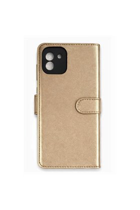 Evimdeyokyok Samsung Galaxy A03 Kılıf Trend S Plus Kapaklı Kılıf - Gold