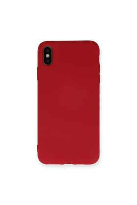 Evimdeyokyok Apple İphone Xs Max Kılıf Nano İçi Kadife Silikon - Kırmızı