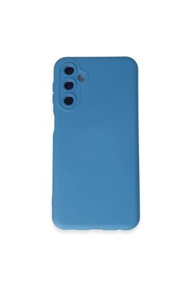 Evimdeyokyok Samsung Galaxy M34 5G Kılıf Nano İçi Kadife Silikon - Mavi