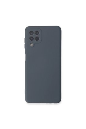 Evimdeyokyok Samsung Galaxy A22 Kılıf Nano İçi Kadife Silikon - Gri