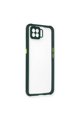 Evimdeyokyok Oppo A73 Kılıf Miami Şeffaf Silikon - Koyu Yeşil
