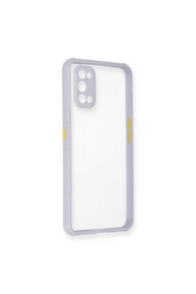 Evimdeyokyok Realme 7 Pro Kılıf Miami Şeffaf Silikon - Lila
