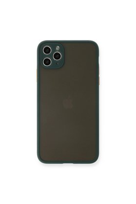 Evimdeyokyok Apple İphone 11 Pro Max Kılıf Montreal Silikon Kapak - Yeşil