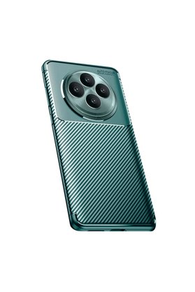 Evimdeyokyok Oppo Reno 11 Fs Kılıf Auto Focus Karbon Kapak - Koyu Yeşil