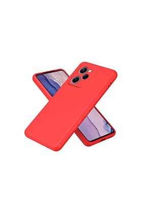 Evimdeyokyok Xiaomi Poco X5 Pro 5G Nano İçi Kadife Silikon - Kırmızı