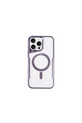 Evimdeyokyok Apple İphone 14 Pro Kılıf Boyi Magsafe Silikon Kapak - Derin Mor