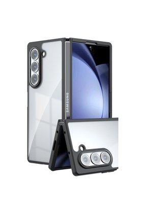 Evimdeyokyok Samsung Galaxy Z Fold 5 Kılıf Blur Fold Kapak - Siyah