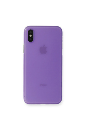 Evimdeyokyok Apple İphone Xs Max Kılıf Pp Ultra İnce Kapak - Mor
