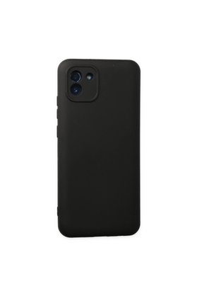 Evimdeyokyok Samsung Galaxy A03 Kılıf Nano İçi Kadife Silikon - Siyah