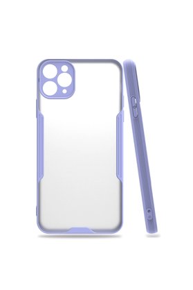 Evimdeyokyok Apple İphone 11 Pro Max Kılıf Platin Silikon - Lila