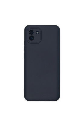 Evimdeyokyok Samsung Galaxy A03 Kılıf Nano İçi Kadife Silikon - Lacivert
