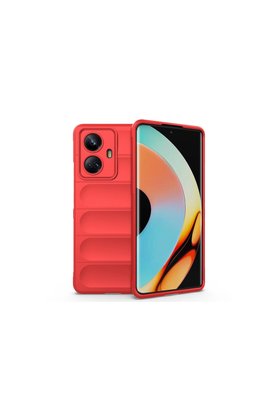 Evimdeyokyok Realme 10 Pro 5G Kılıf Optimum Silikon - Kırmızı