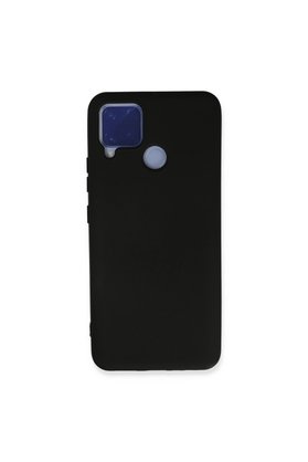 Evimdeyokyok Realme C15 Kılıf Nano İçi Kadife Silikon - Siyah