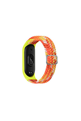 Evi̇mdeyokyok Xi̇aomi̇ Mi̇ Band 6 Kordon - Turuncu-Sarı