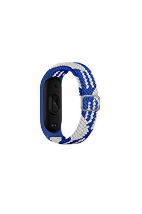 Evi̇mdeyokyok Xi̇aomi̇ Mi̇ Band 7 Kordon - Mavi̇-Beyaz