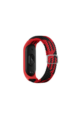 Evi̇mdeyokyok Xi̇aomi̇ Mi̇ Band 4 Kordon - Kırmızı-Si̇yah
