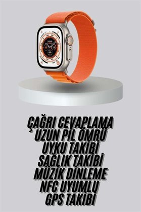 Etc Yeni Nesil Akıllı Saat Uyku Ve Sağlık Takibi Titeşimli Sesli Arama Mesaj Ve Bil - Mmmmmm4181-3