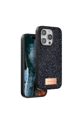 Evimdeyokyok Onegif Apple İphone 14 Pro Max Bright Simli Kapak - Siyah