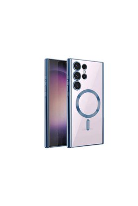 Evimdeyokyok Samsung Galaxy S23 Ultra Kılıf Kross Magneticsafe Kapak - Sierra Blue
