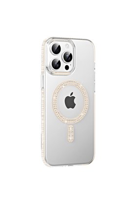 Evimdeyokyok Joko Apple İphone 14 Pro Max Move Taşlı Magsafe Kapak - Pembe