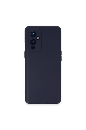 Evimdeyokyok One Plus 9 Kılıf Nano İçi Kadife Silikon - Lacivert