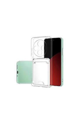 Evimdeyokyok Xiaomi Redmi 14C Kılıf Kart Şeffaf Silikon - Şeffaf