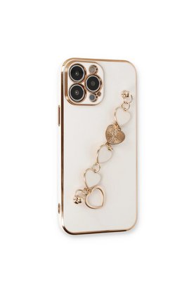 Evimdeyokyok Apple İphone 13 Pro Max Kılıf Esila Silikon - Beyaz