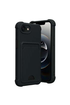 Evimdeyokyok Apple İphone 16E Kelvin Kartvizitli Silikon - Siyah