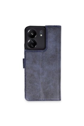 Evimdeyokyok Xiaomi Redmi 13C Kılıf Trend S Plus Kapaklı Kılıf - Lacivert