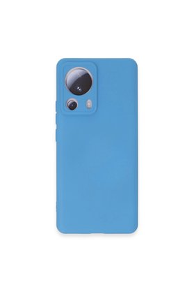 Evimdeyokyok Xiaomi Mi 13 Lite Kılıf Nano İçi Kadife Silikon - Mavi