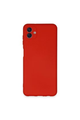 Evimdeyokyok Samsung Galaxy A04E Kılıf Nano İçi Kadife Silikon - Kırmızı