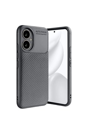 Evimdeyokyok Honor 400 Kılıf Auto Focus Karbon Kapak - Gri