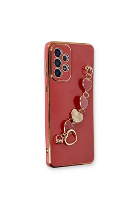 Evimdeyokyok Samsung Galaxy A73 5G Kılıf Esila Silikon - Kırmızı