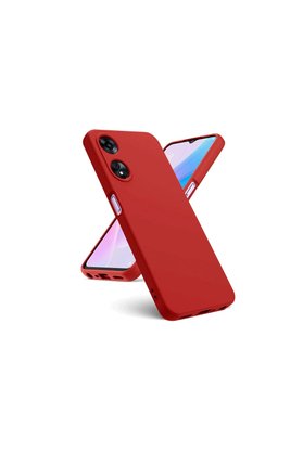 Evimdeyokyok Oppo A38 Kılıf First Silikon - Kırmızı