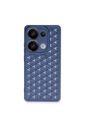 Evimdeyokyok Realme C65 Kılıf Petek Silikon Kapak - Lacivert
